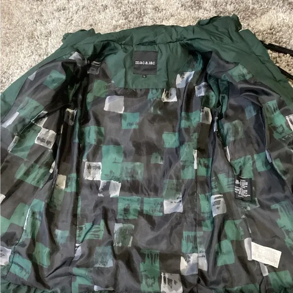 Mac & Jac Forest Green Quilted Down Jacket - Picture 6 of 9